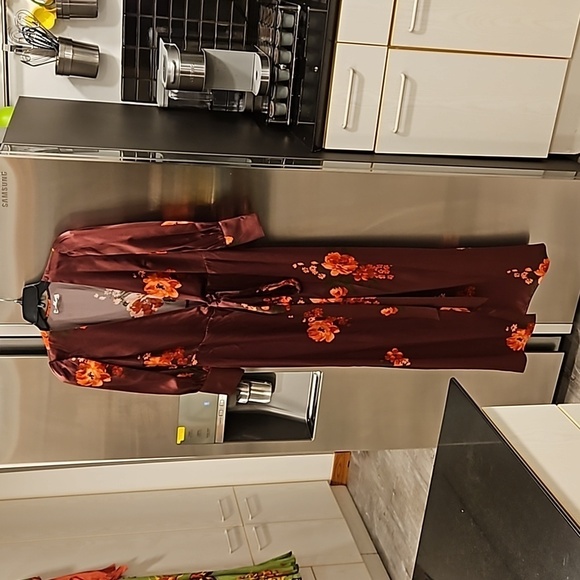 💕REFORMATION💕 Merrick Silk Dress ~ 100% Silk Azusa Floral Print XS NWOT - Picture 12 of 16